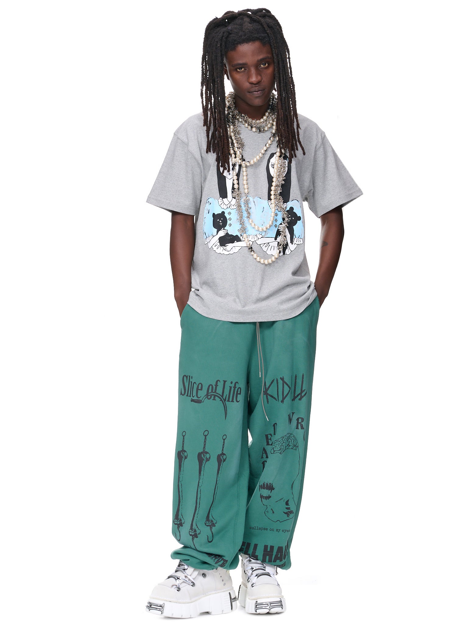 KIDILL Baggy Sweat Pants-