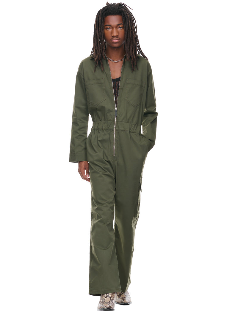 doublet 21SS SILK CHINO JUMPSUITS COAT-