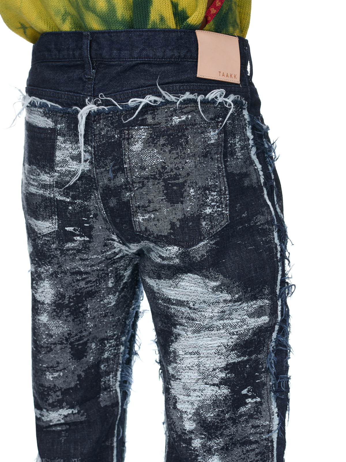 即購入可】TAAKK DENIM REGULAR PANTS DESTROY-