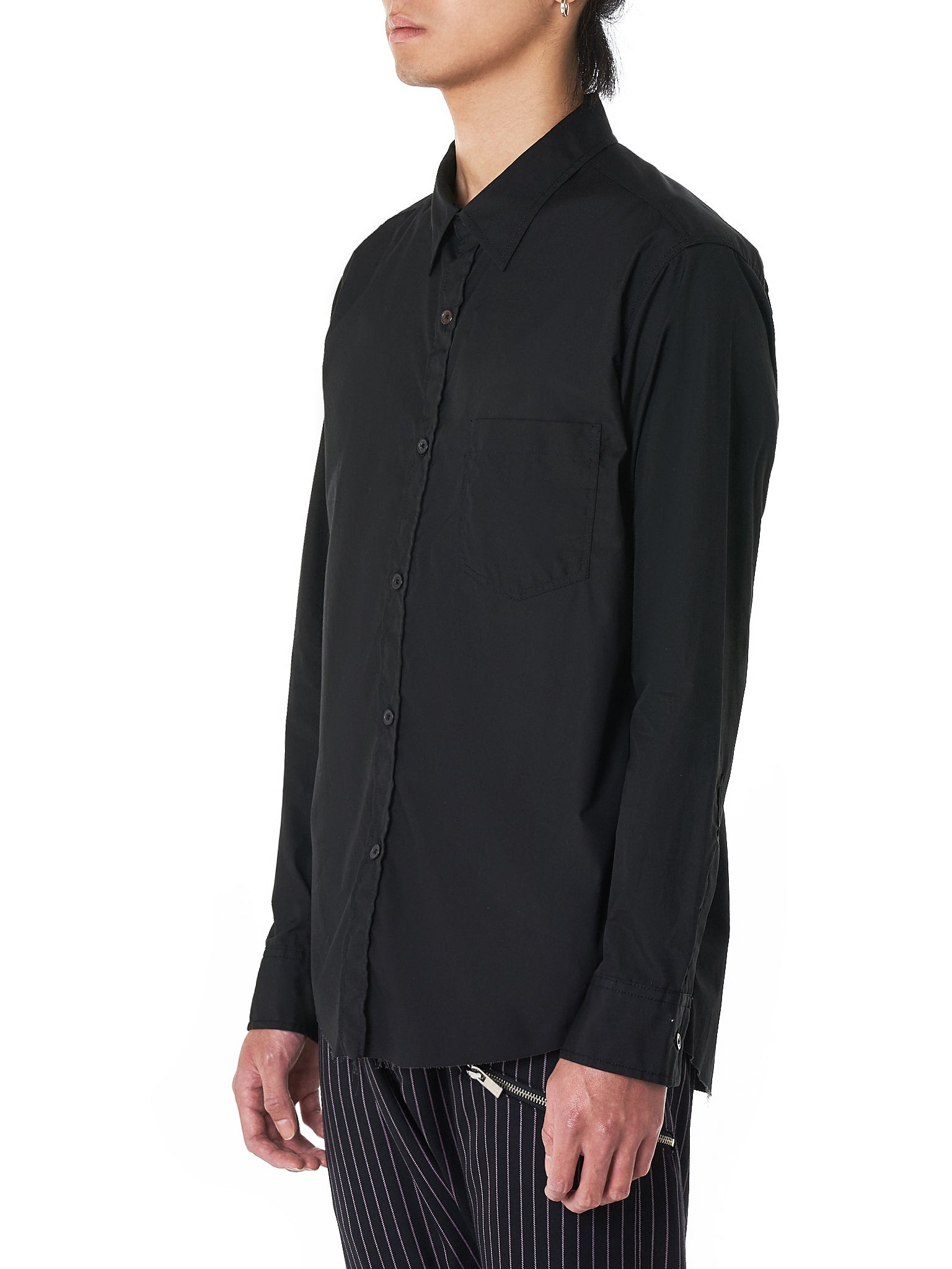 Sulvam Smocked Yoke Shirt