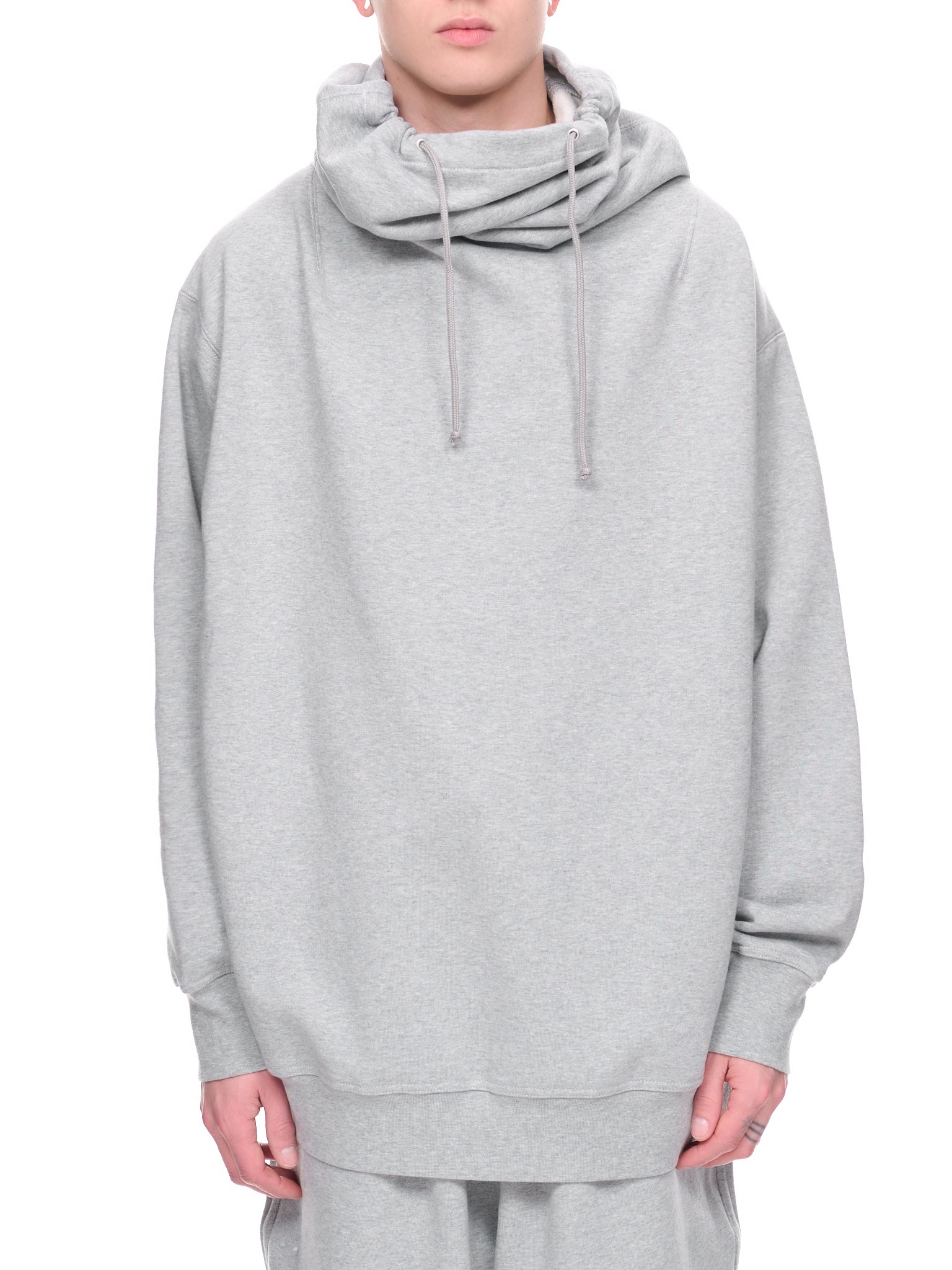 Wide Collar Sweatshirt (T73-GREY)