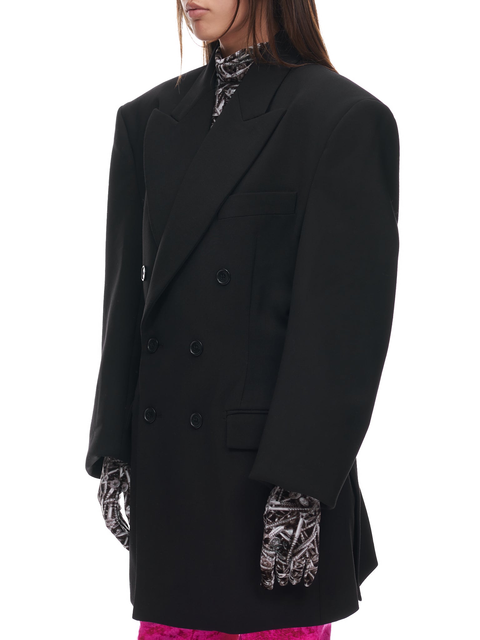 Reconstructed Tailored Jacket (UA53JA150B-BLACK)