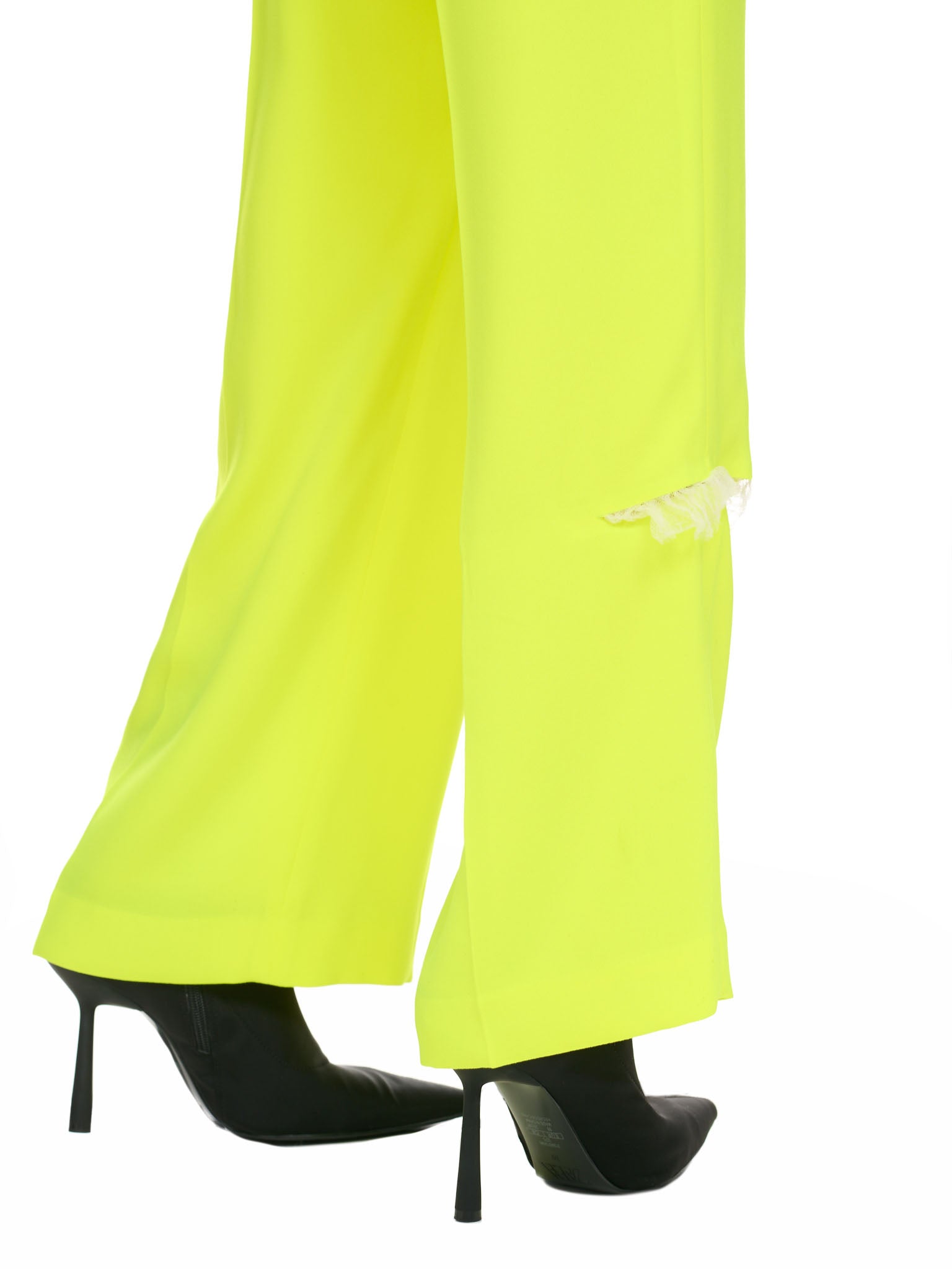 Neon Slit Trousers (UC1C1511-YELLOW)