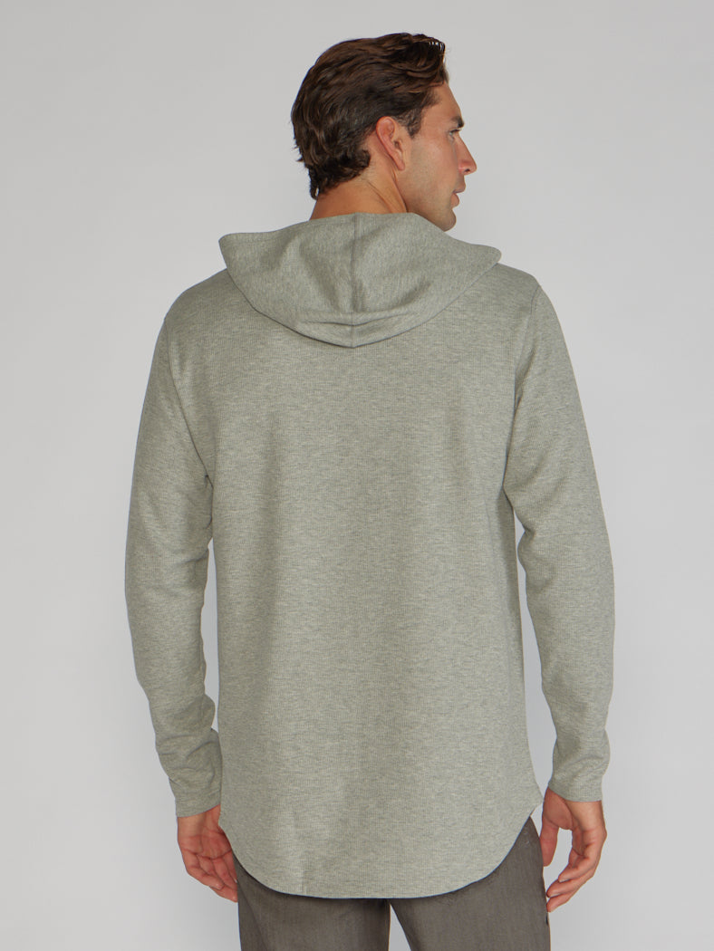 Thermal Hooded Drop-Cut Long Sleeve | BYLT Basics™ - Premium Basics