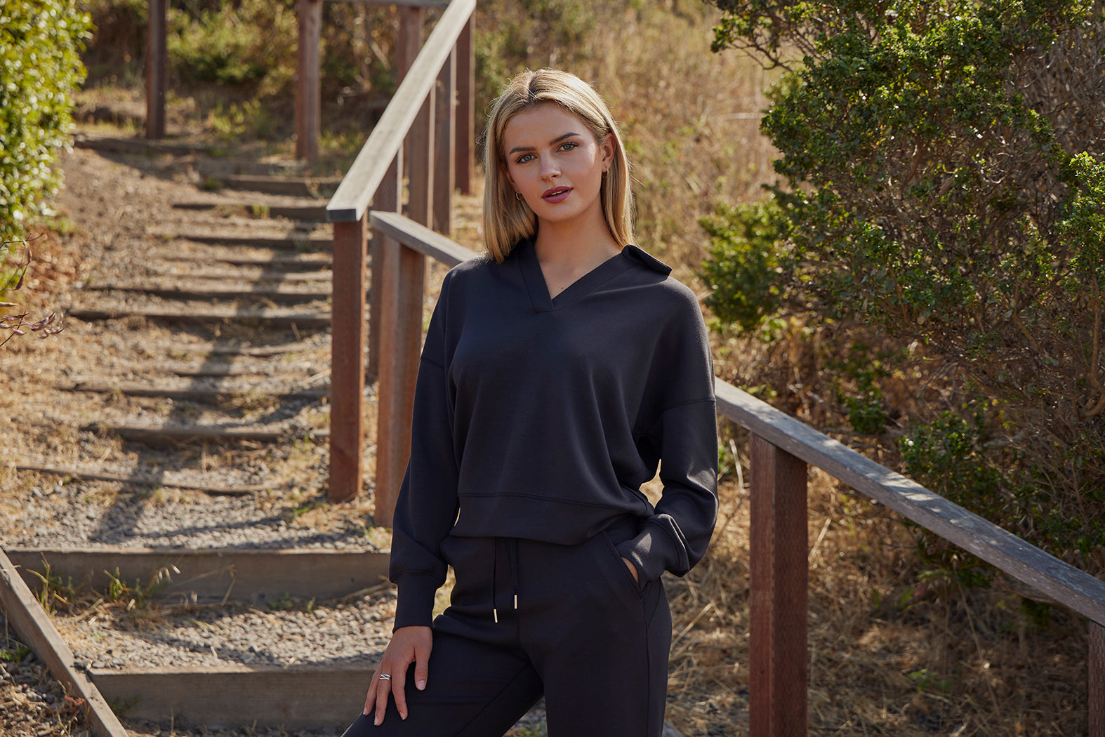 Opal Fleece Relaxed Polo