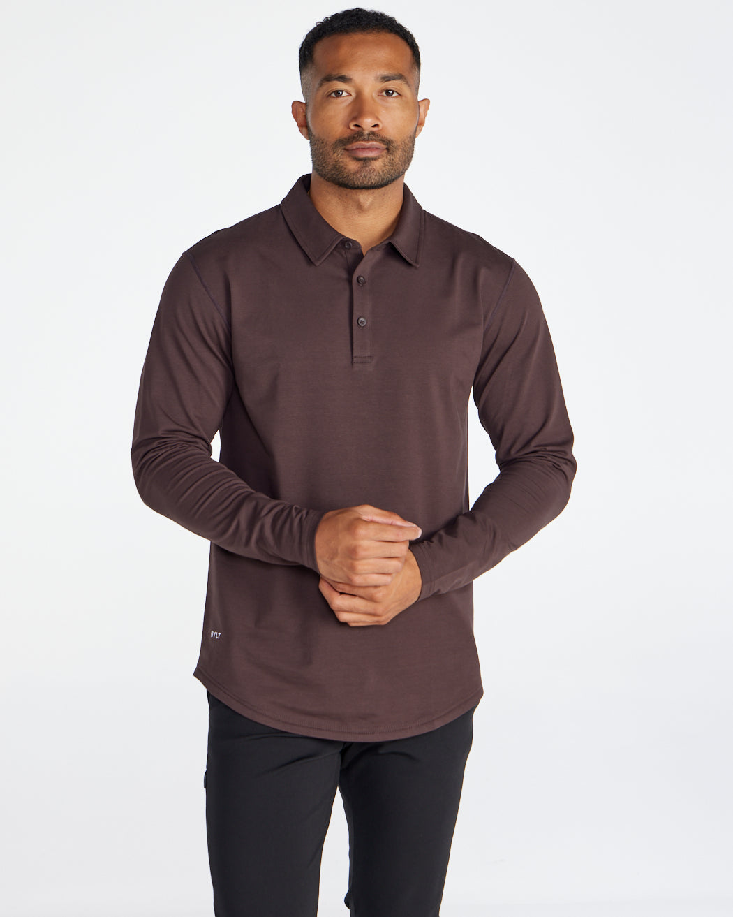 Drop-Cut Long Sleeve: LUX Polo