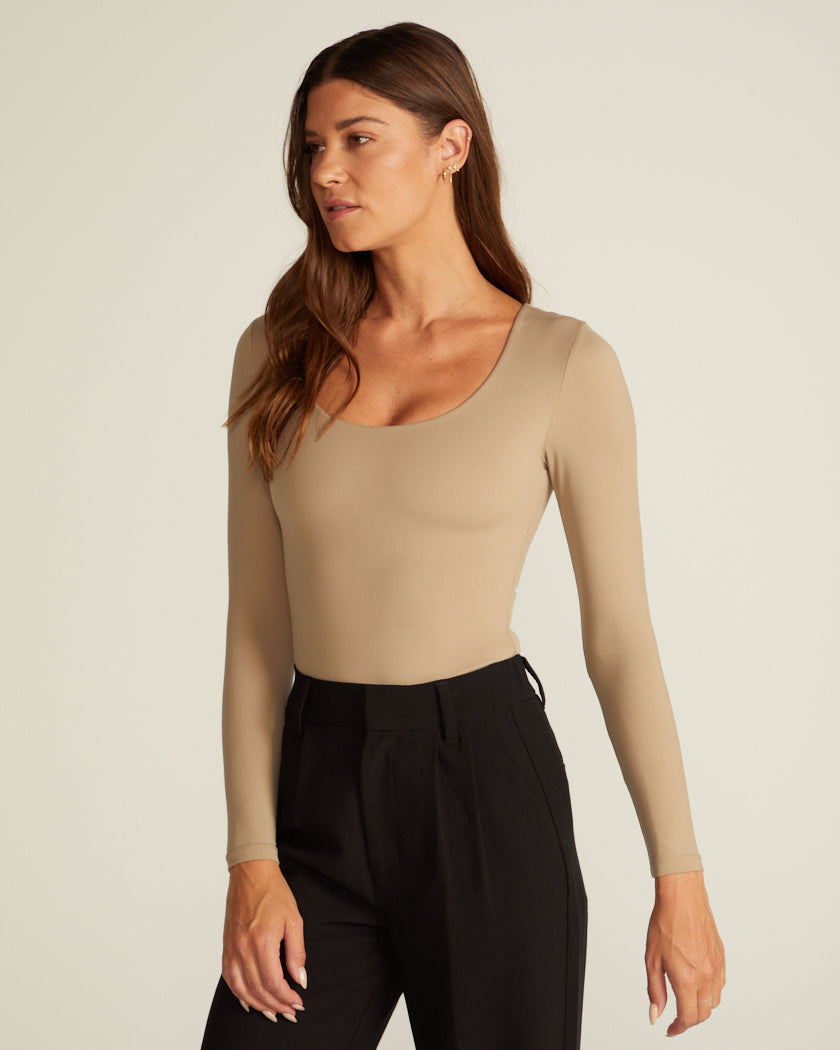 Squareneck Bodysuit  BYLT Basics™ - Premium Basics