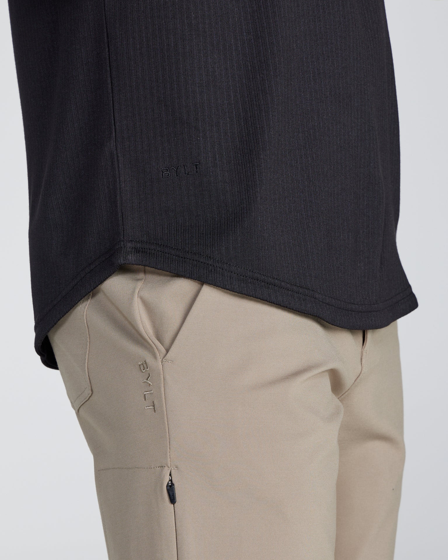 Ribbed Short Sleeve Polo  BYLT Basics™ - Premium Basics