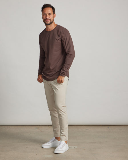 Baseball Drop-Cut Long Sleeve LUX | BYLT Basics™ - Premium Basics