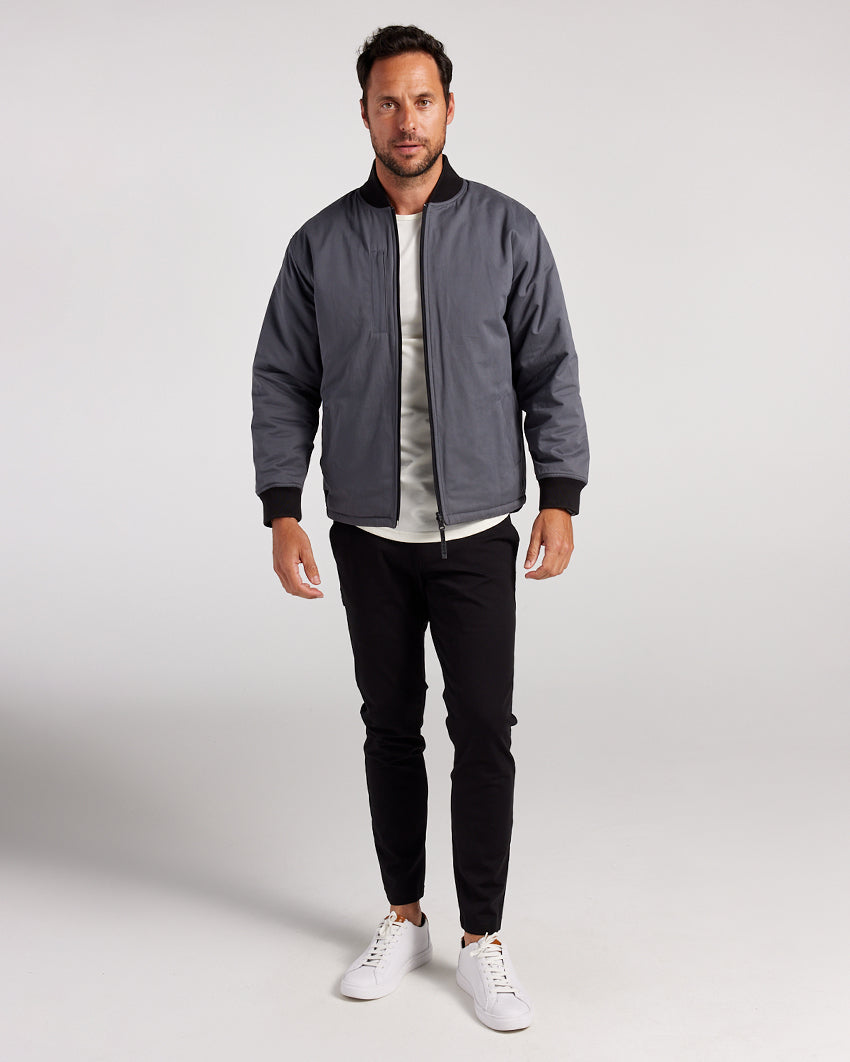 Hi-Lo Reversible Bomber Jacket | BYLT Basics™ - Premium Basics