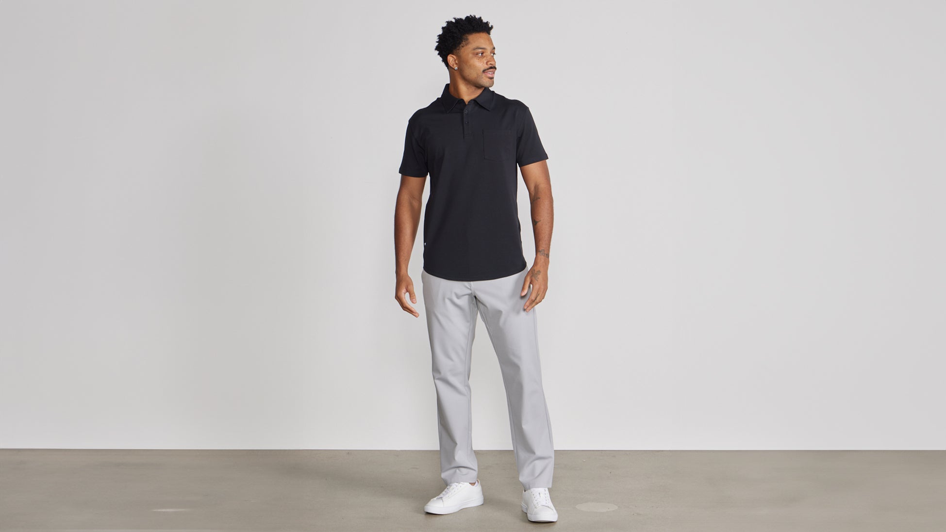 LUX Short Sleeve Pocket Polo