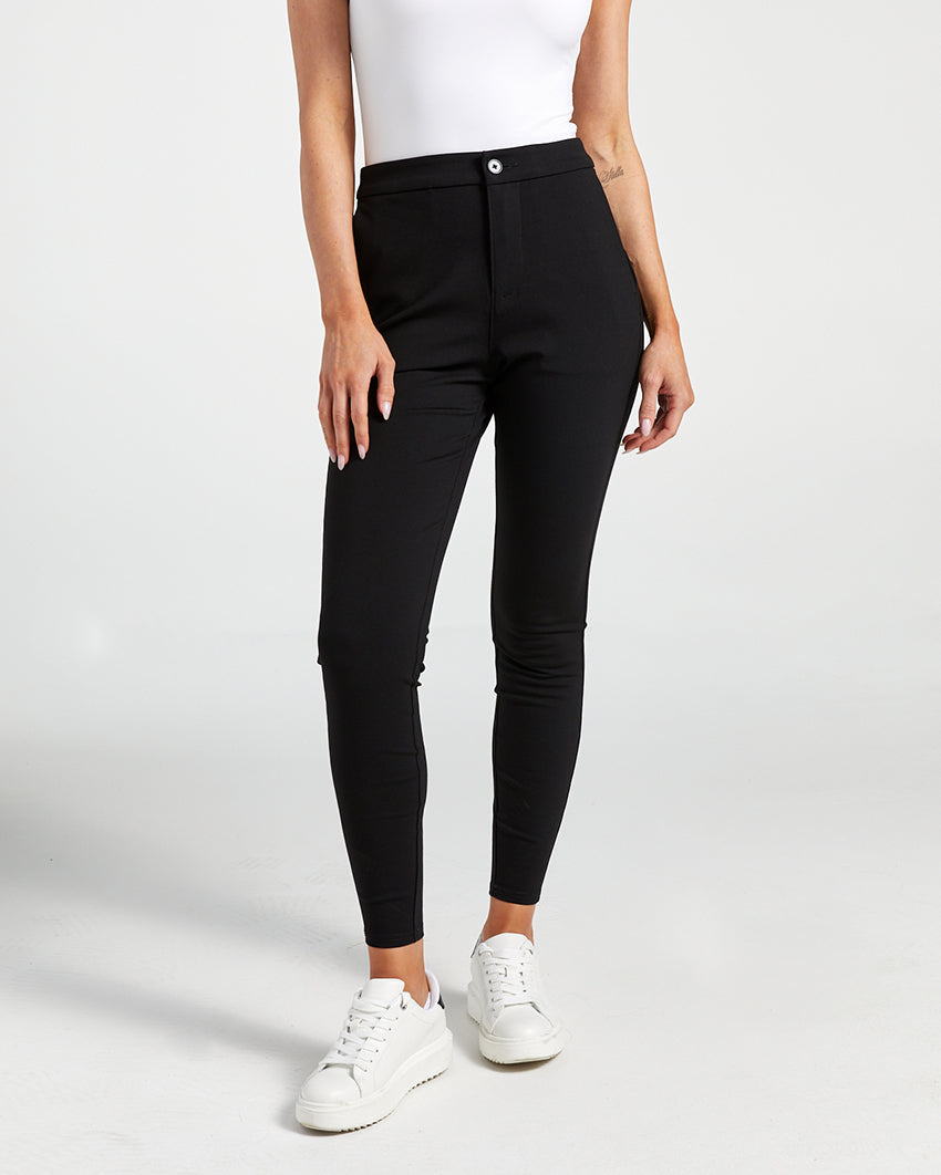 Double Button Bootcut Dress Pant – Her Happy Place