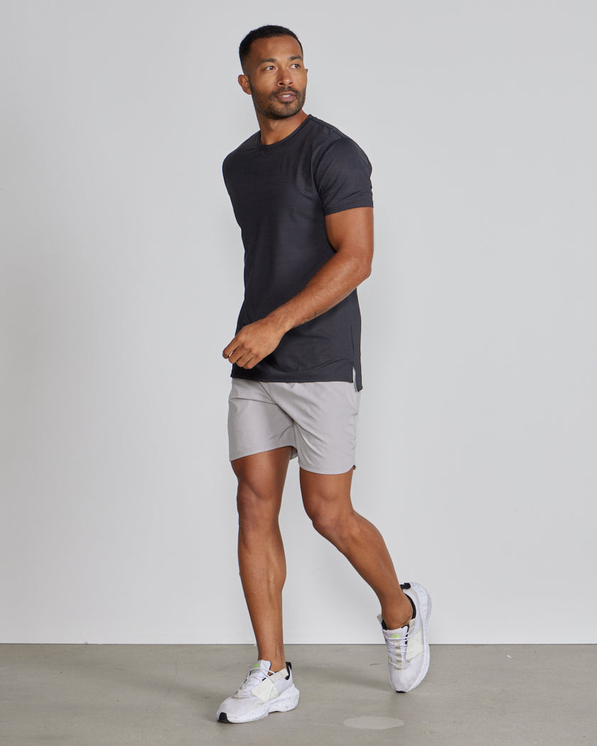 Pulse Short Sleeve Split Hem