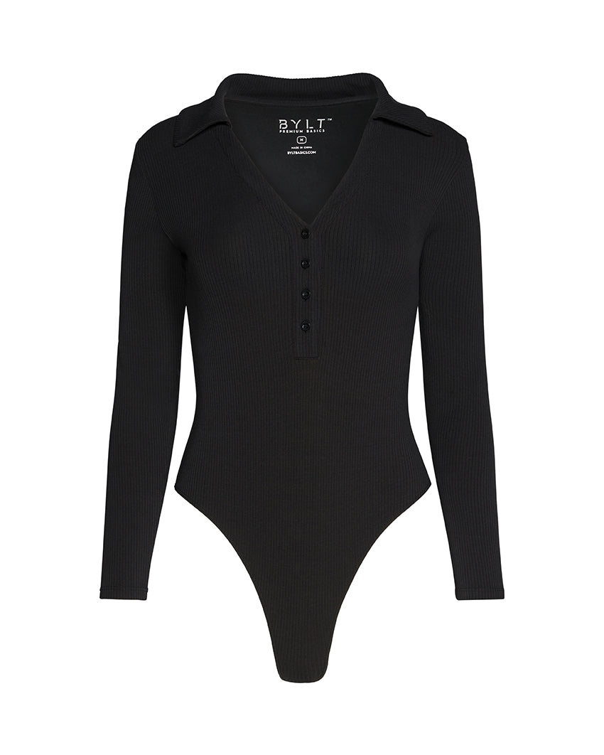 Squareneck Bodysuit  BYLT Basics™ - Premium Basics