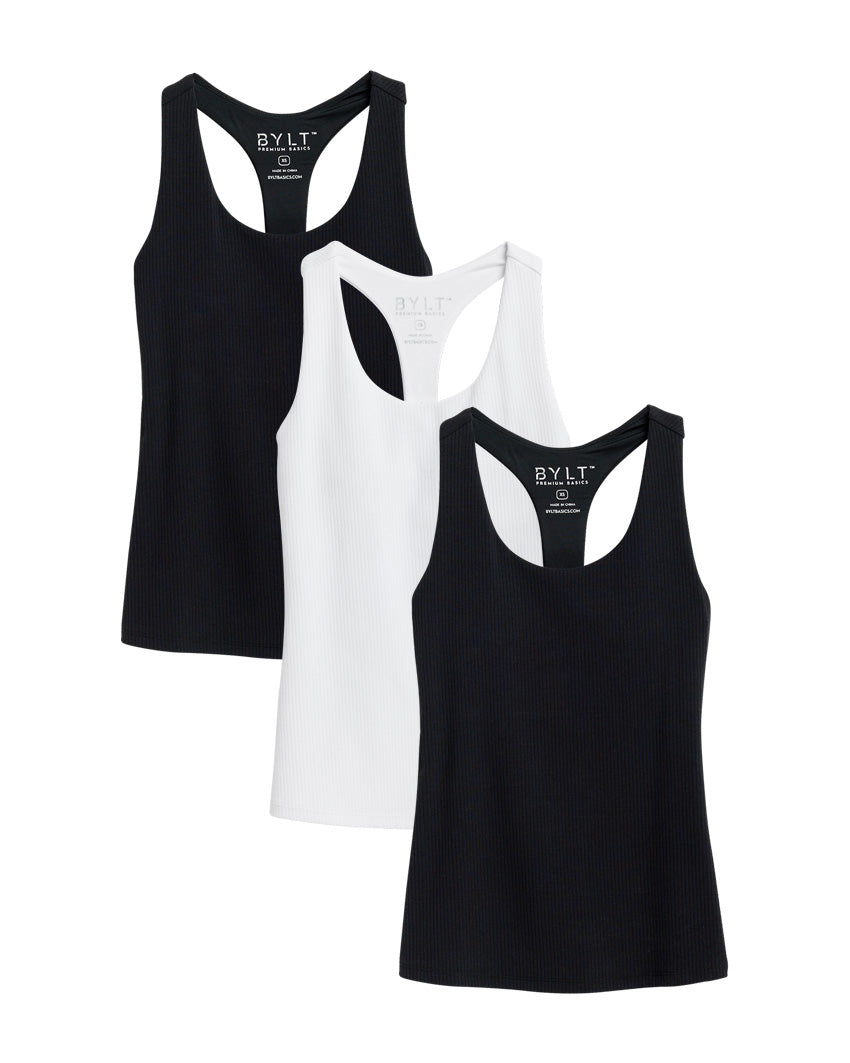 Rib Tank Top - Custom 3 Pack