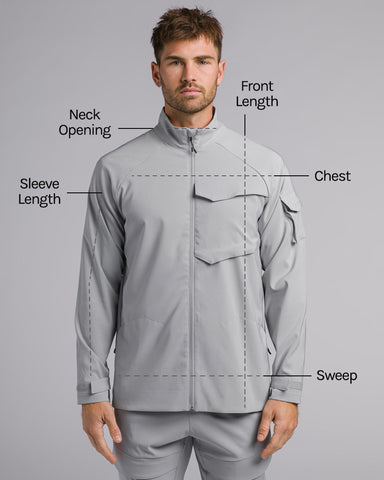 Skyline Jacket Size Chart