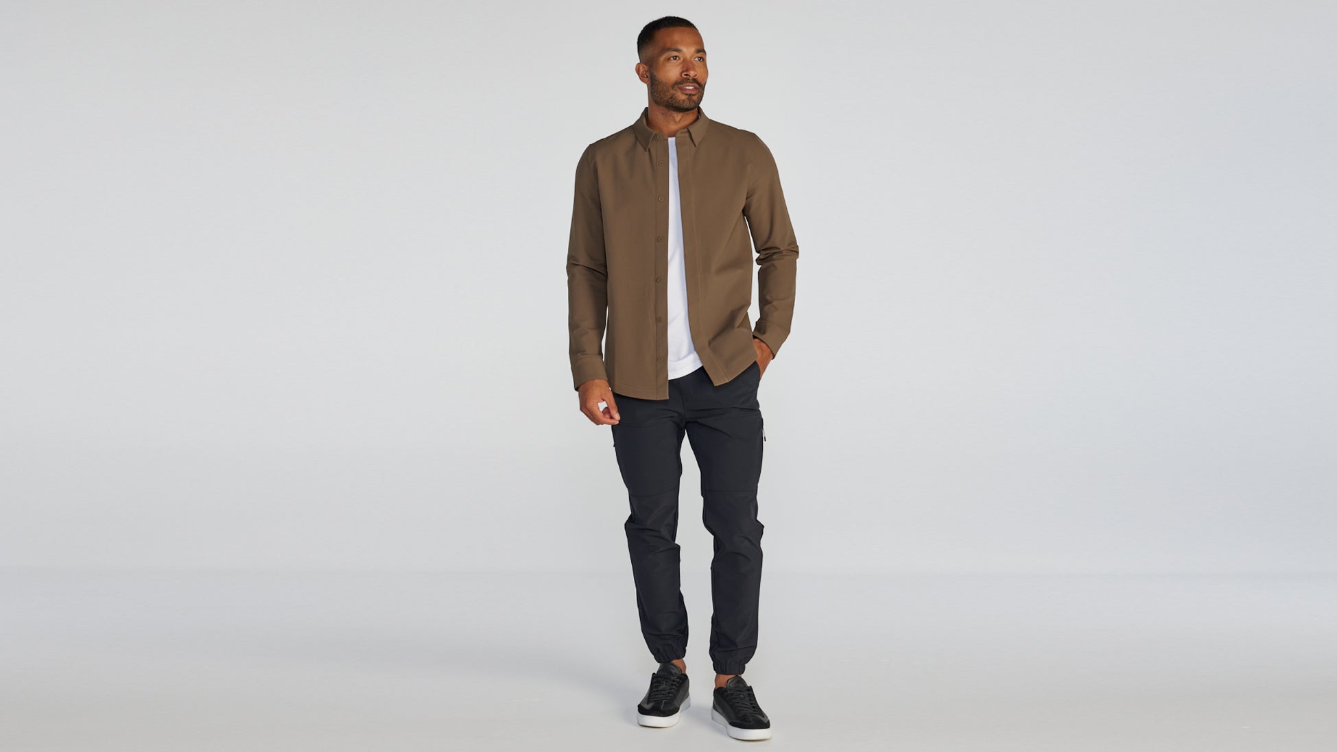 Tech Nylon Shirt Jacket