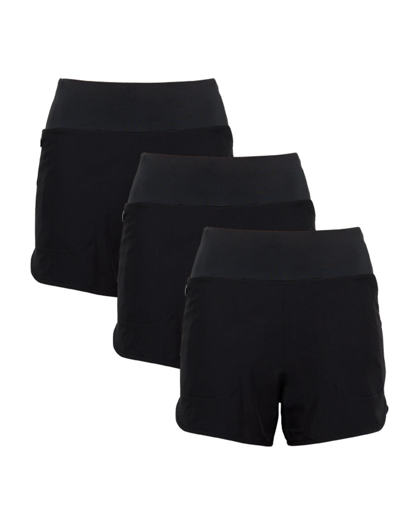 Women's Flow Shorts-Custom 3 Pack