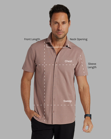 Bayside Oxford Short Sleeve Button Down | BYLT Basics™ - Premium Basics