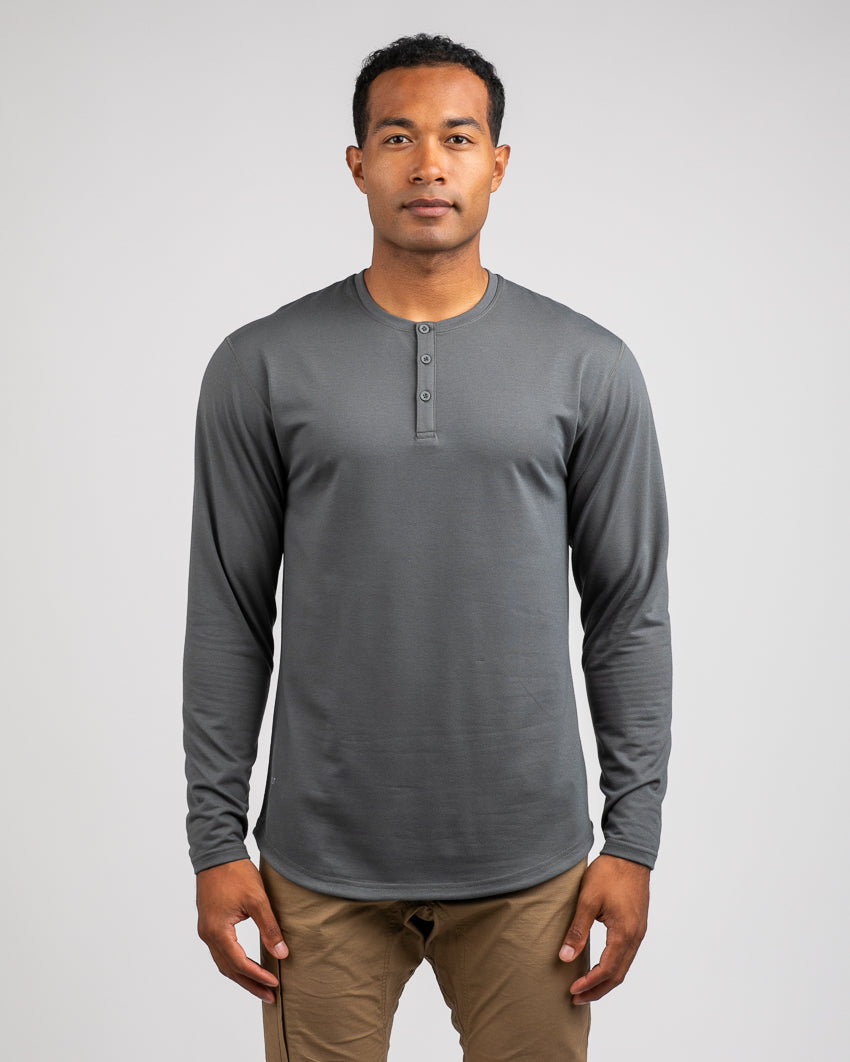 elongated henley