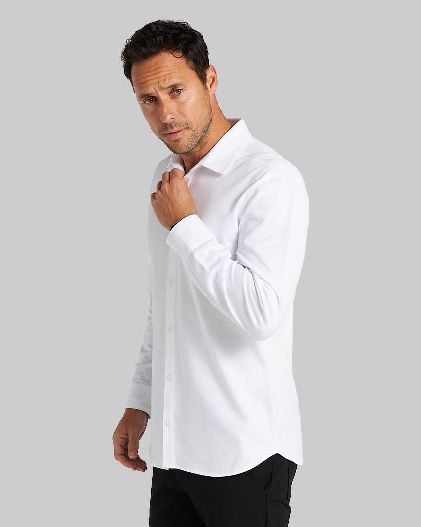 Bayside Oxford Long Sleeve Button Down | BYLT Basics™ - Premium Basics