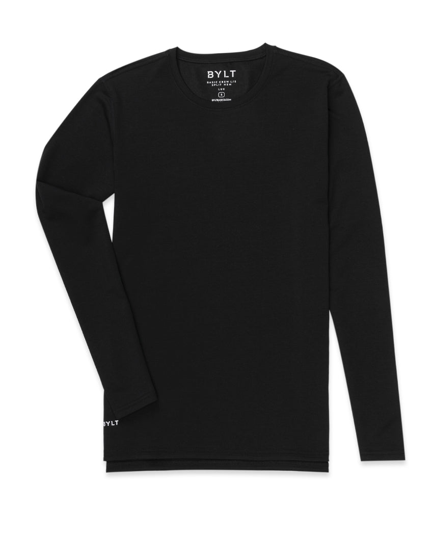 Long Sleeve: LUX Split Hem  BYLT Basics™ - Premium Basics