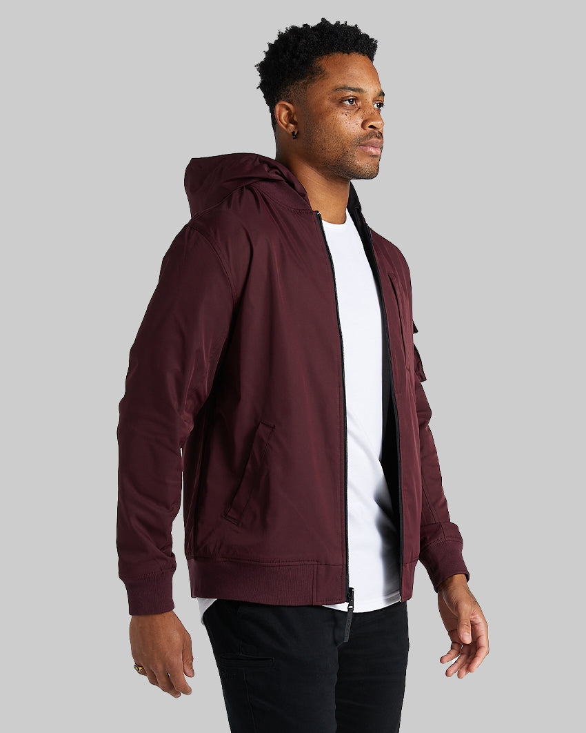 Courtside Reversible Bomber Jacket | BYLT Basics™ - Premium Basics