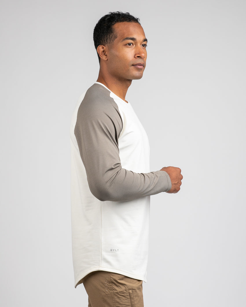 Baseball Drop-Cut Long Sleeve LUX | BYLT Basics™ - Premium Basics