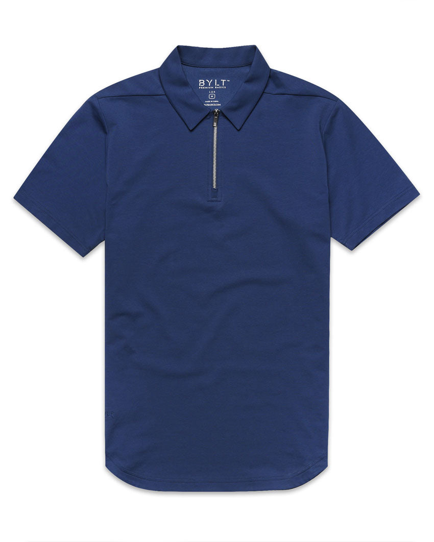 LUX Zip Polo | BYLT Basics™ - Premium Basics