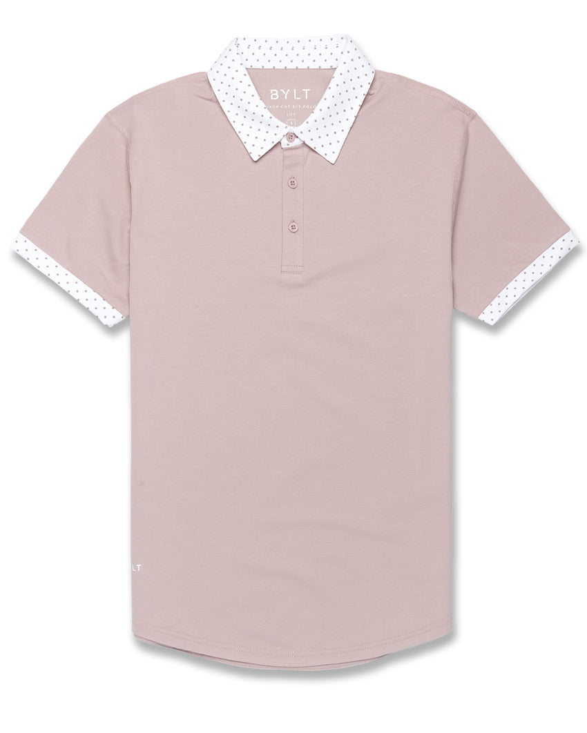 Drop-Cut: LUX Dotted Polo | BYLT Basics™ - Premium Basics