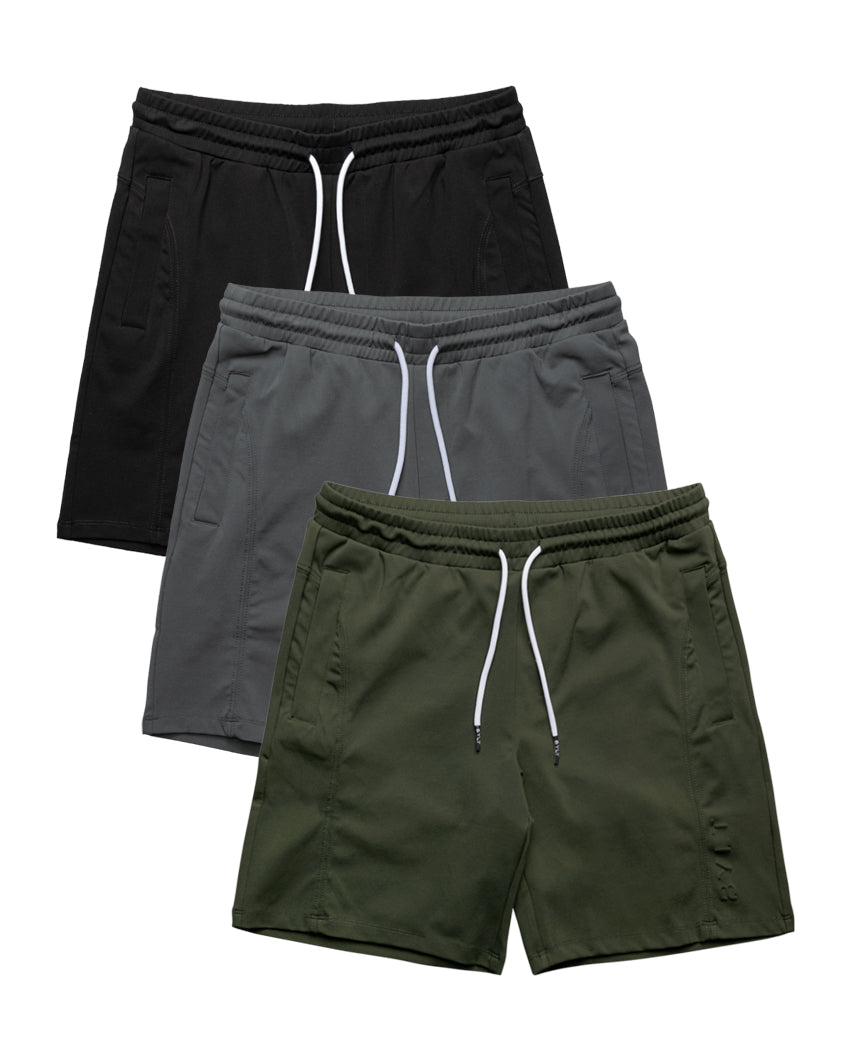 NN07 Armi Straight-Leg Linen Cargo Shorts for Men