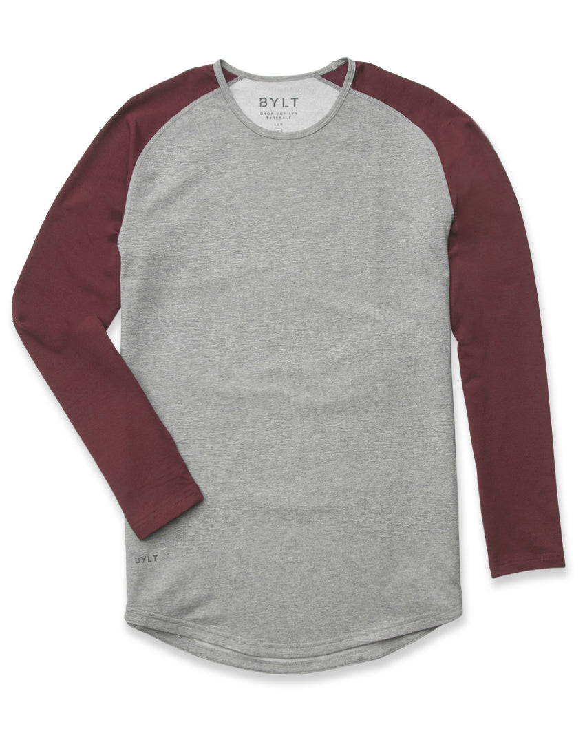 Baseball Drop-Cut Long Sleeve LUX | BYLT Basics™ - Premium Basics