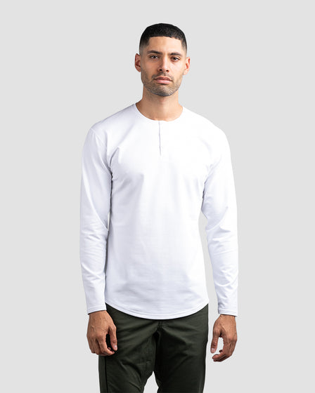 Baseball Drop-Cut Long Sleeve LUX | BYLT Basics™ - Premium Basics