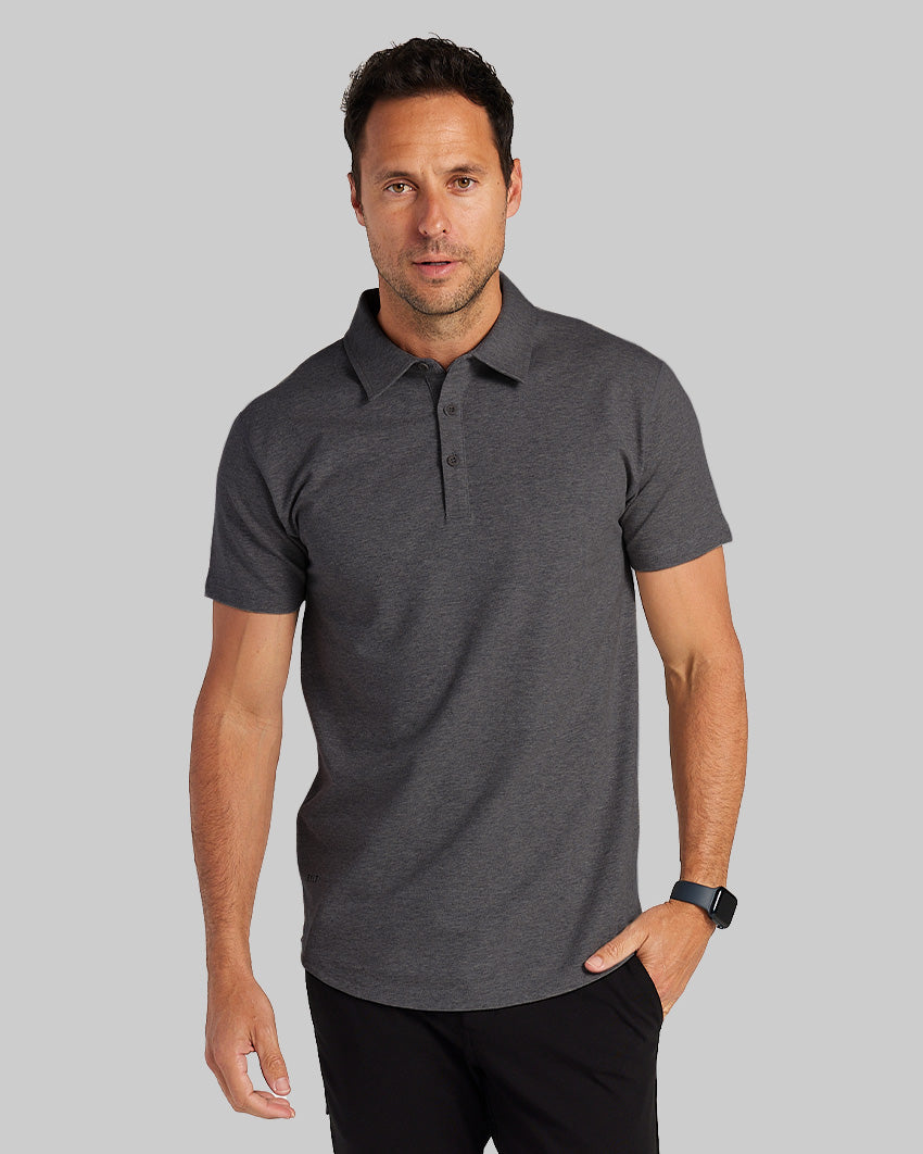 Drop-Cut: LUX Polo | BYLT Basics™ - Premium Basics