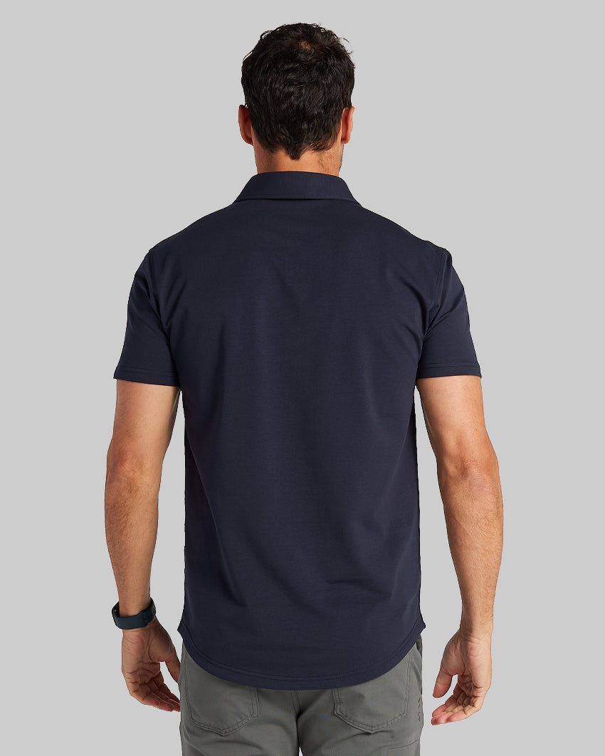 Drop-Cut: LUX Polo | BYLT Basics™ - Premium Basics