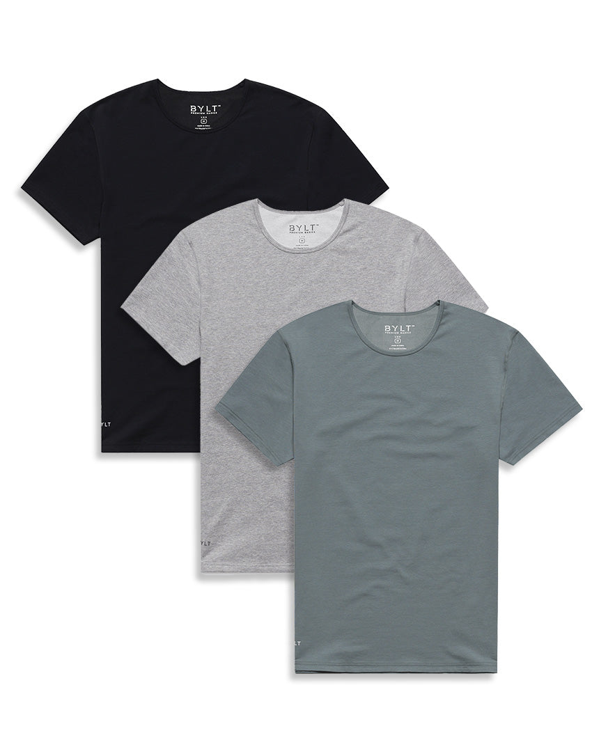 LUX Straight Hem Tee | BYLT Basics™ - Premium Basics