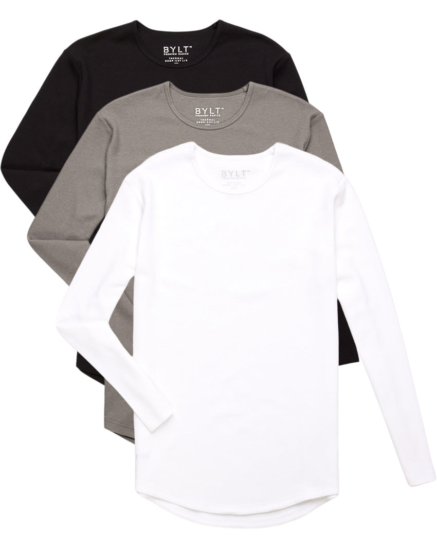Shop Comfort Core Cotton Crew Neck T-Shirt 3-Pack