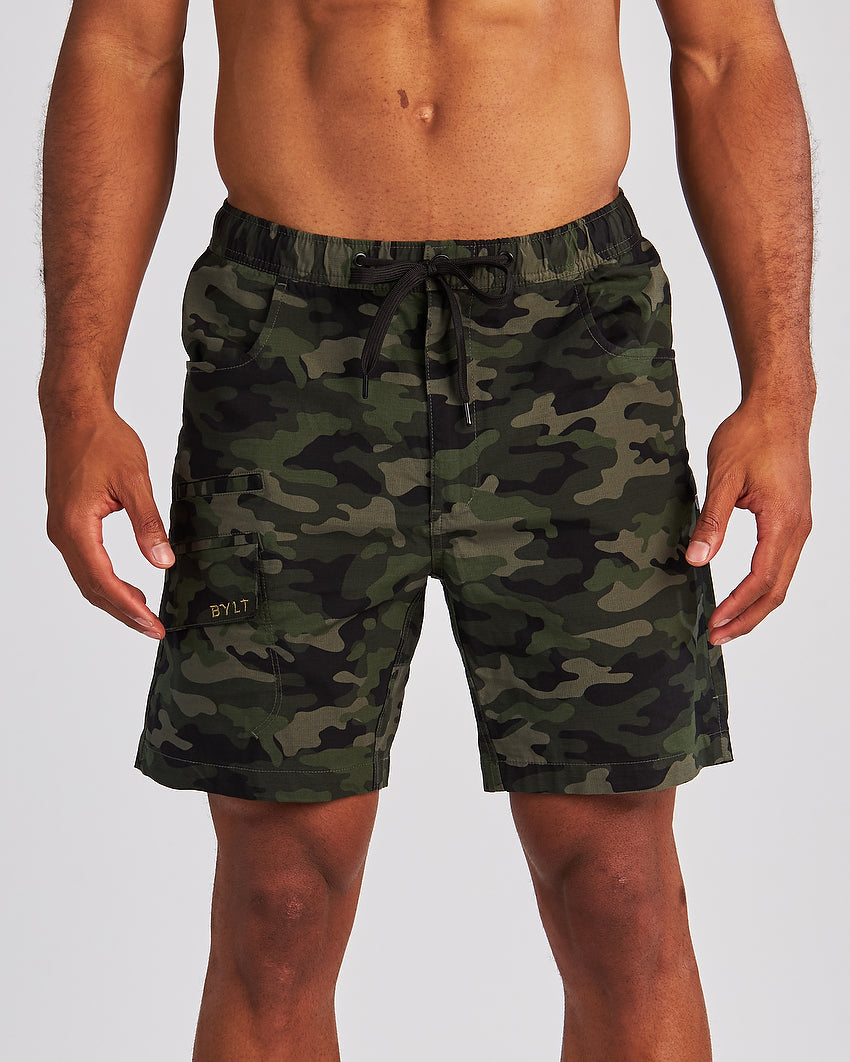 MR.U Men Underwear Premium Cotton Boxer-Brief - Army Collection Grey Camo