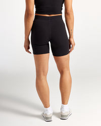 Rib High-Waist Biker Short