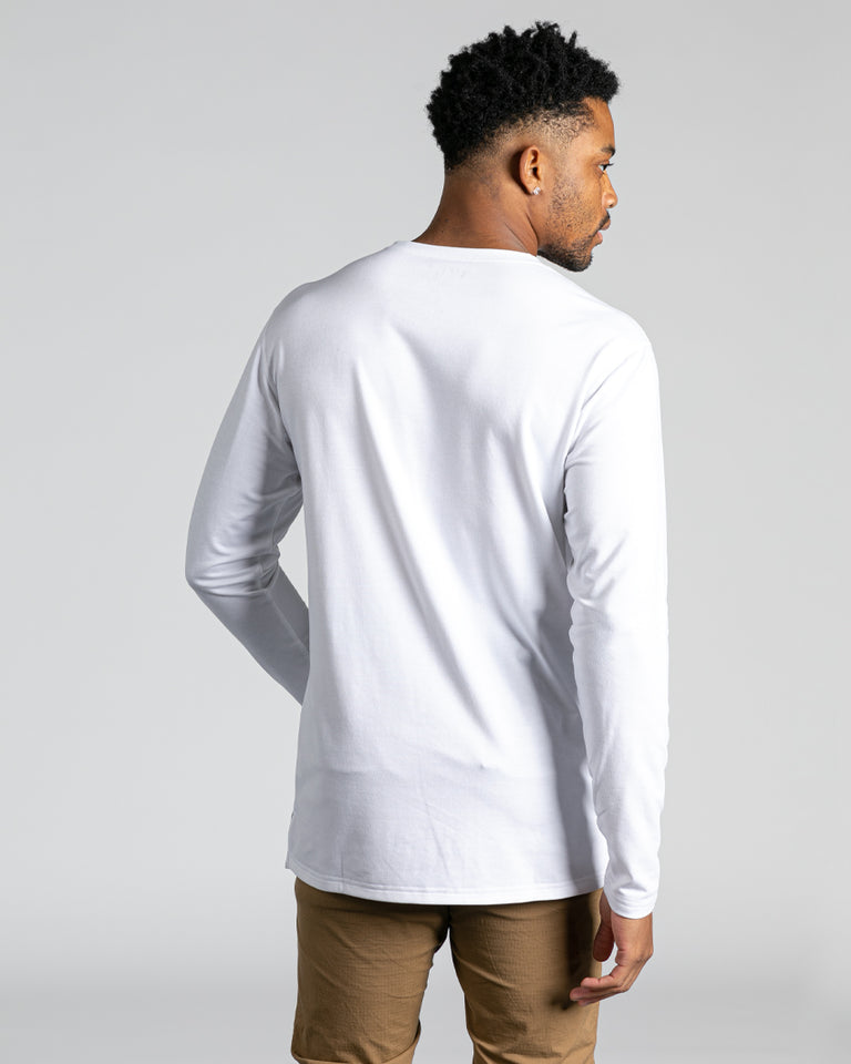 Long Sleeve: LUX Split Hem | BYLT Basics™ - Premium Basics