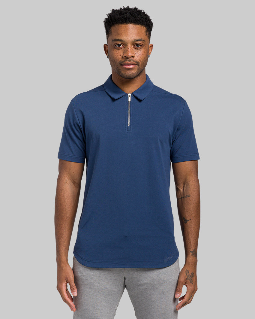 LUX Zip Polo | BYLT Basics™ - Premium Basics