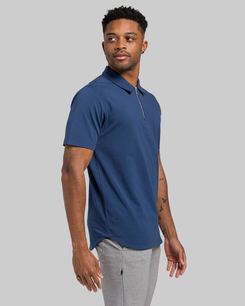 LUX Zip Polo | BYLT Basics™ - Premium Basics