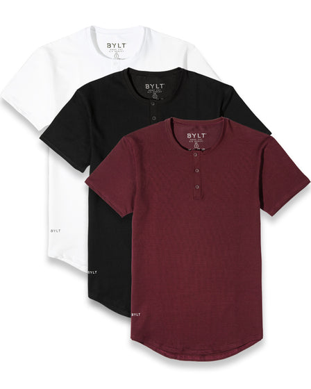 Baseball Drop-Cut Long Sleeve LUX | BYLT Basics™ - Premium Basics