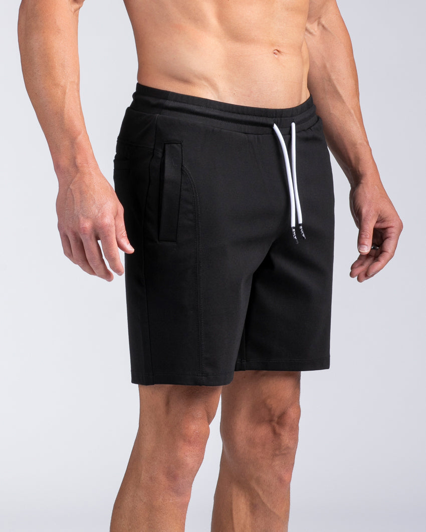 Tree of Life Sweat Shorts Men's Black Shorts Jogger Shorts