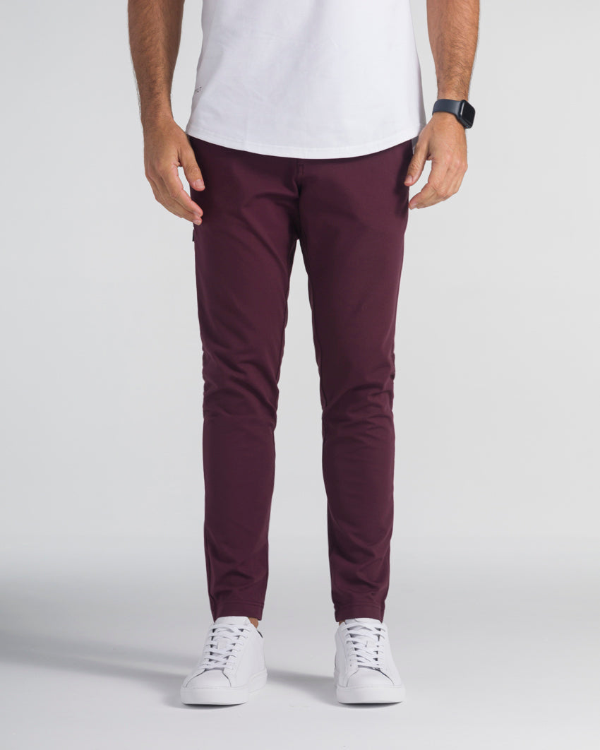 ASOS DESIGN slim suit trousers in burgundy | ASOS