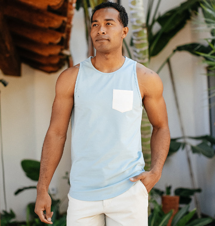 LUX Drop-Cut Pocket Tank