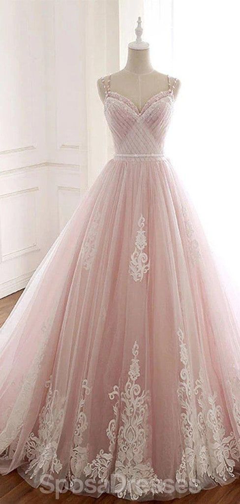 pale pink long dress