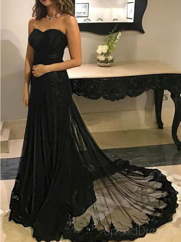 simple black prom dress 2018