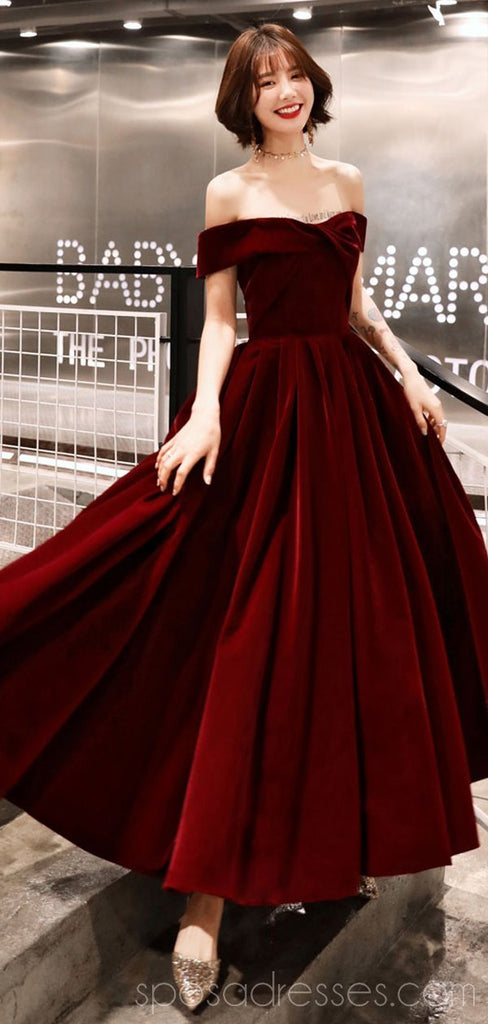 cheap red gown