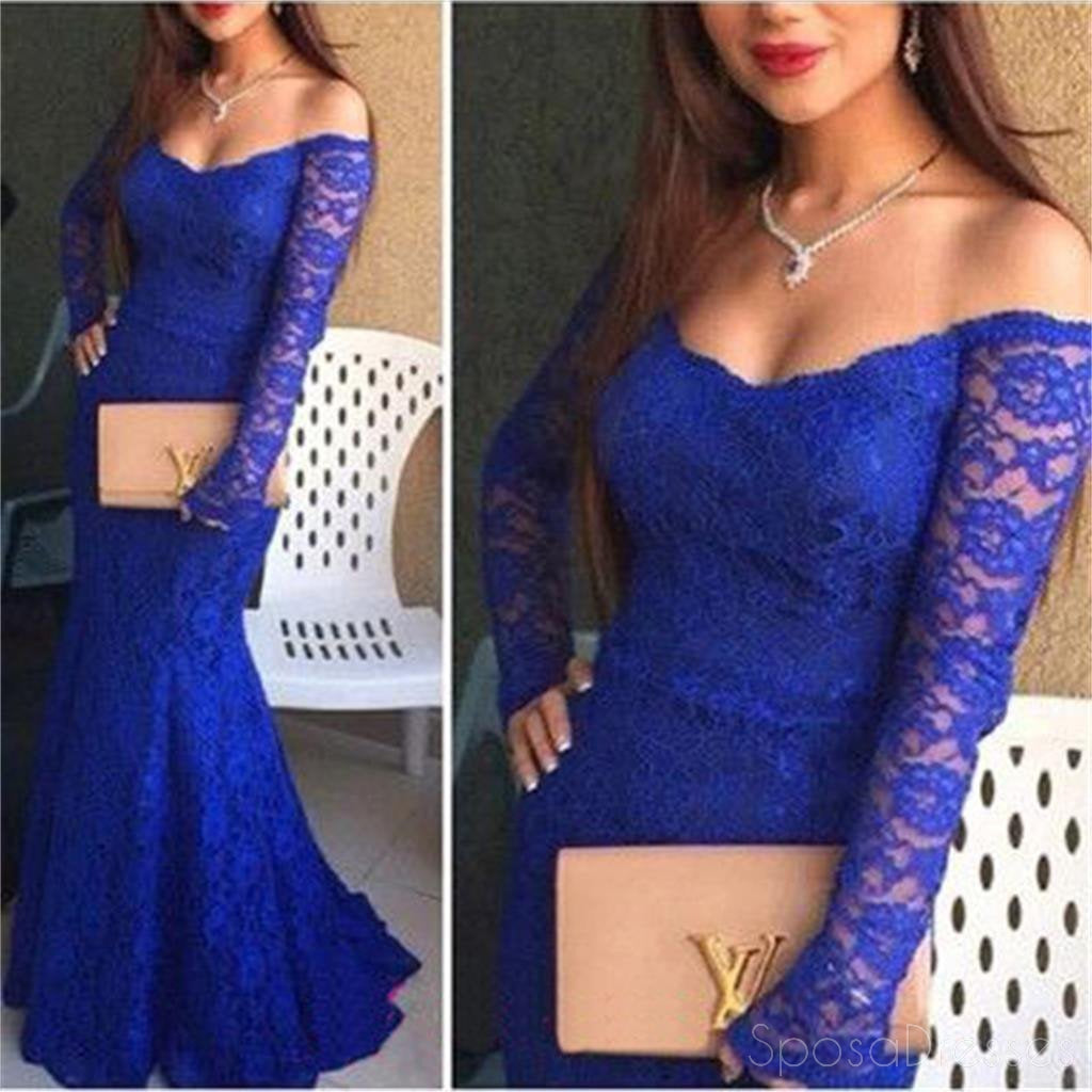 Royal Blue Prom Dresses,Party Prom Dresses,Sexy Prom Dresses,Lace Prom ...